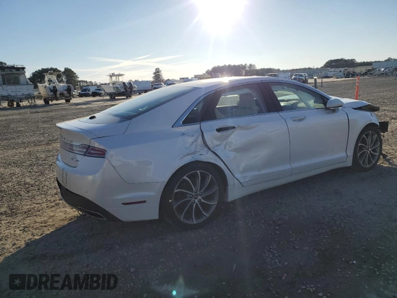 2019 Lincoln MKZ Reserve I with VIN 3LN6L5D91KR614030, listed as a Copart auction lot 46224965 with 47,639 mi miles and Salvage Title. Bid and sale history available at carsss.com. Image 3.