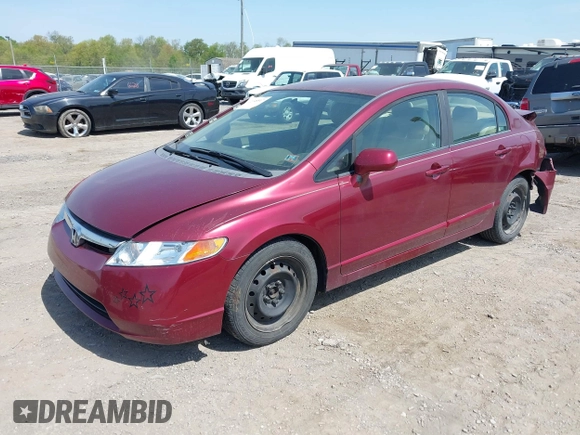 2008 Honda Civic LX with VIN 1HGFA16578L069585, listed as a IAAI auction lot 42148517 with 157,369 mi miles and . Bid and sale history available at DreamBid. Image 17.