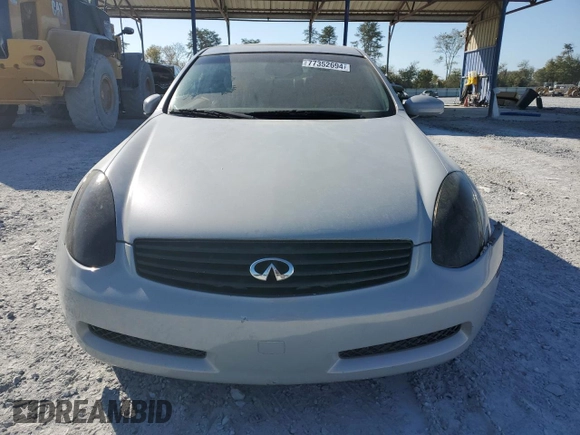 2004 Infiniti G35 Coupe w/Leather with VIN JNKCV54E84M813276, listed as a Copart auction lot 77352694 with 178,479 mi miles and Salvage Title. Bid and sale history available at carsss.com. Image 5.