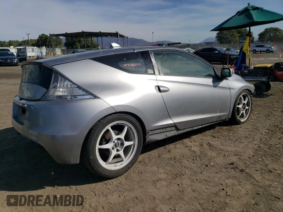 2012 Honda CR-Z with VIN JHMZF1C43CS000138, listed as a Copart auction lot 81556204 with 162,160 mi miles and Salvage Title. Bid and sale history available at carsss.com. Image 3.