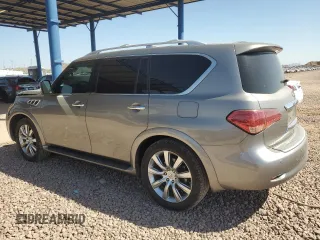 2013 Infiniti QX56 with VIN JN8AZ2NE8D9060804, listed as a Copart auction lot 74628504 with 127,122 mi miles and Salvage Title. Bid and sale history available at carsss.com. Image 2.