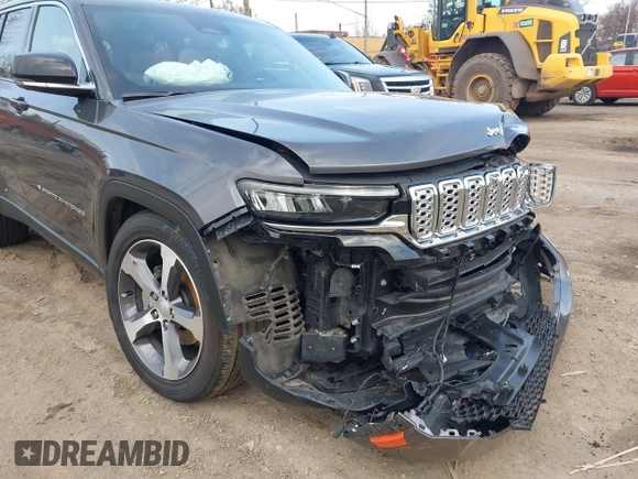 2023 Jeep Grand Cherokee Limited with VIN 1C4RJHBG1PC642541, listed as a IAAI auction lot 41959275 with 10,535 mi miles and . Bid and sale history available at DreamBid. Image 18.