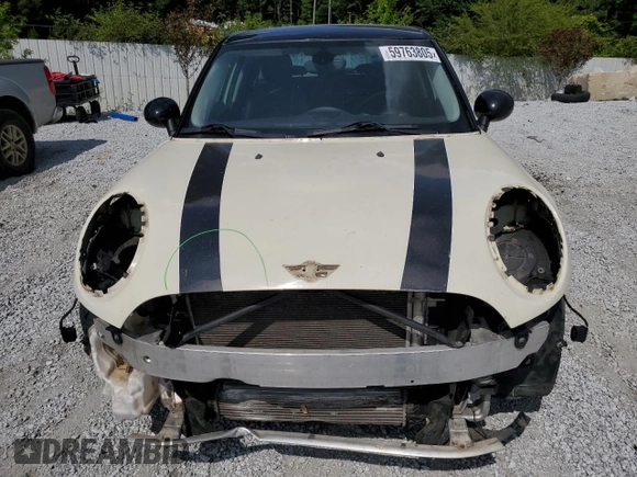 2016 MINI Hardtop 4 Door with VIN WMWXU1C59G2D08847, listed as a Copart auction lot 59763805 with 114,105 mi miles and Salvage title. Bid and sale history available at DreamBid. Image 5.