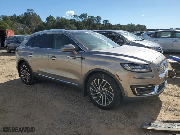 2019 Lincoln Nautilus Reserve with VIN 2LMPJ6LP3KBL58265, listed as a Copart auction lot 81625854 with 35,744 mi miles and Salvage Title. Bid and sale history available at carsss.com. Image 4.