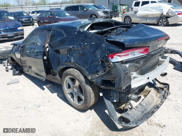 2016 Chevrolet Camaro 2LT with VIN 1G1FD1RS6G0127380, listed as a IAAI auction lot 41984666 with 228,802 mi miles. Bid and sale history available at carsss.com. Image 3.