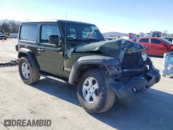2020 Jeep Wrangler Sport S с VIN 1C4GJXAN4LW350067, выставлен на аукционе Copart как лот 89329535 с пробегом 74 668 миль миль и Списание • Salvage title. История ставок и продаж доступна на DreamBid. Изображение 4.