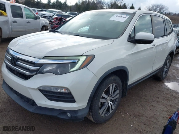 2016 Honda Pilot EX-L with VIN 5FNYF6H54GB057429, listed as a IAAI auction lot 41469310 with 107,288 mi miles. Bid and sale history available at carsss.com. Image 17.