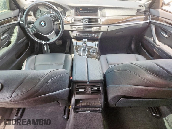 2016 BMW 5 Series 528i with VIN WBA5A5C59GD528109, listed as a Copart auction lot 61691405 with 107,837 mi miles and Salvage title. Bid and sale history available at DreamBid. Image 8.
