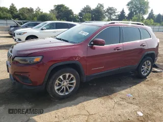 2021 Jeep Cherokee Latitude Lux with VIN 1C4PJMMX0MD200935, listed as a Copart auction lot 59007145 with 67,945 mi miles and Salvage title. Bid and sale history available at DreamBid. Image 1.