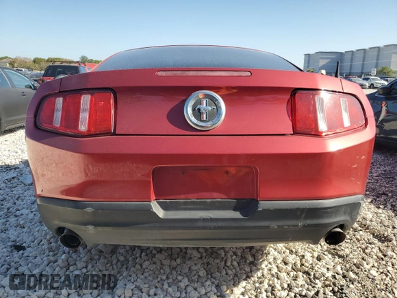 2011 Ford Mustang V6 with VIN 1ZVBP8AM8B5166239, listed as a Copart auction lot 53155725 with 198,966 mi miles and Clean Title. Bid and sale history available at carsss.com. Image 6.