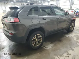 2019 Jeep Cherokee Trailhawk with VIN 1C4PJMBXXKD362555, listed as a Copart auction lot 88888565 with 120,673 mi miles and Salvage Title. Bid and sale history available at DreamBid. Image 3.