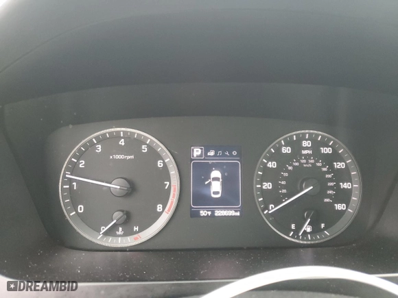 2016 Hyundai Sonata 2.4L SE with VIN 5NPE24AF0GH418629, listed as a Copart auction lot 51037495 with 228,699 mi miles and Salvage Title. Bid and sale history available at carsss.com. Image 9.