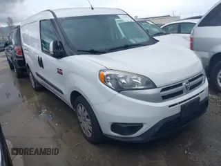 2017 Ram ProMaster City Cargo Van Tradesman SLT with VIN ZFBERFBB3H6G66197, listed as a IAAI auction lot 41900803 with 121,428 mi miles. Bid and sale history available at carsss.com. Image 1.