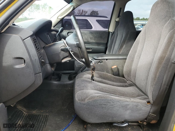 2003 Dodge Dakota SLT with VIN 1D7HG48N13S342545, listed as a Copart auction lot 80677314 with 183,922 mi miles and Salvage Title. Bid and sale history available at carsss.com. Image 7.