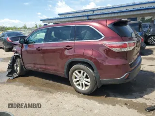 2015 Toyota Highlander LE z VIN 5TDBKRFH7FS117973, wystawiony jako Copart lot #58631385 z przebiegiem 102 642 mil mil oraz Szkoda całkowita • Salvage title. Historia ofert i sprzedaży dostępna na DreamBid. Obrazek 2.
