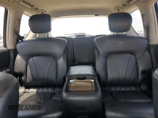 2012 Infiniti QX56 7-passenger with VIN JN8AZ2NE4C9019603, listed as a Copart auction lot 62738594 with 224,183 mi miles and Salvage Title. Bid and sale history available at carsss.com. Image 10.