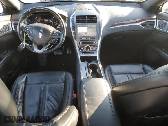 2019 Lincoln MKZ Reserve I with VIN 3LN6L5D91KR633743, listed as a Copart auction lot 88626195 with 50,390 mi miles and Salvage Title. Bid and sale history available at DreamBid. Image 8.