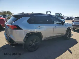 2021 Toyota RAV4 Hybrid XSE with VIN 2T3E6RFV4MW024394, listed as a Copart auction lot 50681165 with 41,349 mi miles and Salvage Title. Bid and sale history available at carsss.com. Image 3.