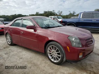 2006 Cadillac CTS with VIN 1G6DP577260145954, listed as a Copart auction lot 81276354 with 195,879 mi miles and Salvage Title. Bid and sale history available at carsss.com. Image 4.