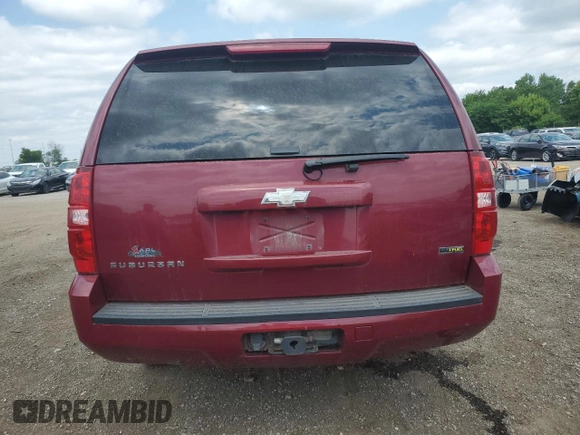 2007 Chevrolet Suburban LTZ with VIN 1GNFC16097R423736, listed as a Copart auction lot 59462805 with 124,276 mi miles and Salvage title. Bid and sale history available at DreamBid. Image 6.