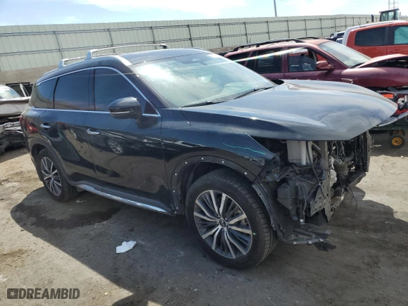 2022 Infiniti QX60 SENSORY with VIN 5N1DL1GSXNC335550, listed as a Copart auction lot 69955304 with 39,404 mi miles and Salvage Title. Bid and sale history available at carsss.com. Image 4.
