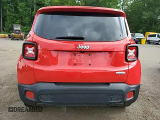 2017 Jeep Renegade Altitude with VIN ZACCJABB4HPE44986, listed as a Copart auction lot 62130735 with 86,632 mi miles and Salvage title. Bid and sale history available at DreamBid. Image 6.