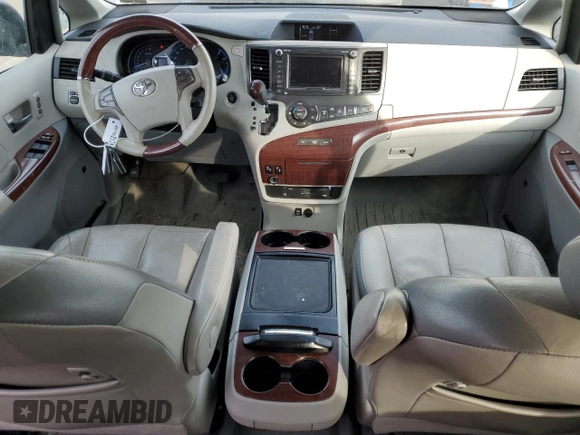 2012 Toyota Sienna XLE with VIN 5TDDK3DC2CS047193, listed as a Copart auction lot 46110715 with 152,047 mi miles and Salvage Title. Bid and sale history available at carsss.com. Image 8.