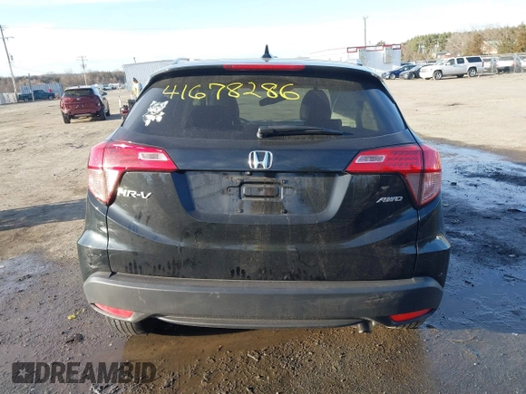2016 Honda HR-V EX-L w/Navi with VIN 3CZRU6H70GM735515, listed as a IAAI auction lot 41678286 with 1 mi miles. Bid and sale history available at carsss.com. Image 17.