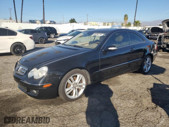 2006 Mercedes-Benz CLK 350 with VIN WDBTJ56H56F186370, listed as a Copart auction lot 80393714 with 107,802 mi miles and Clean Title. Bid and sale history available at DreamBid. Image 1.