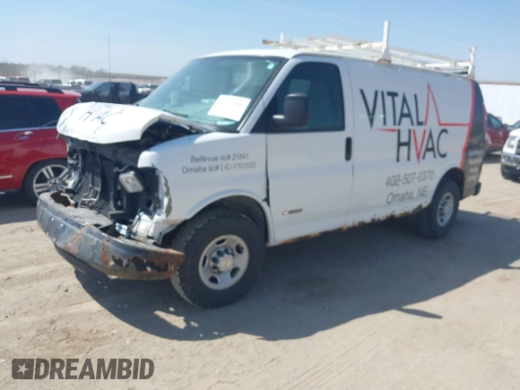 2005 Chevrolet Express Cargo with VIN 1GCGG25V951229076, listed as a IAAI auction lot 42031009 with 114,530 mi miles and . Bid and sale history available at DreamBid. Image 2.