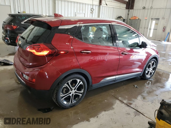 2017 Chevrolet Bolt EV Premier with VIN 1G1FX6S01H4166210, listed as a Copart auction lot 60314705 with 42,703 mi miles and Non repairable. Bid and sale history available at DreamBid. Image 3.