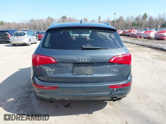 2011 Audi Q5 Premium Plus with VIN WA1LFAFP2BA041355, listed as a IAAI auction lot 42101822 with 180,552 mi miles and . Bid and sale history available at DreamBid. Image 15.