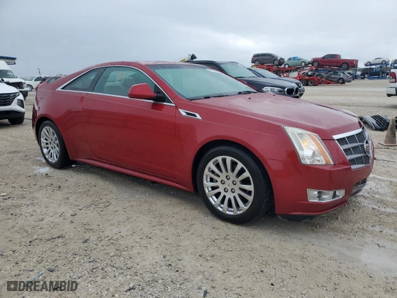 2011 Cadillac CTS Coupe Performance with VIN 1G6DJ1ED1B0109587, listed as a Copart auction lot 79330084 with 69,112 mi miles and Salvage Title. Bid and sale history available at carsss.com. Image 4.