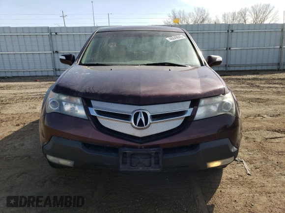 2008 Acura MDX with VIN 2HNYD28268H527681, listed as a Copart auction lot 48849845 with 136,708 mi miles and Clean Title. Bid and sale history available at DreamBid. Image 5.