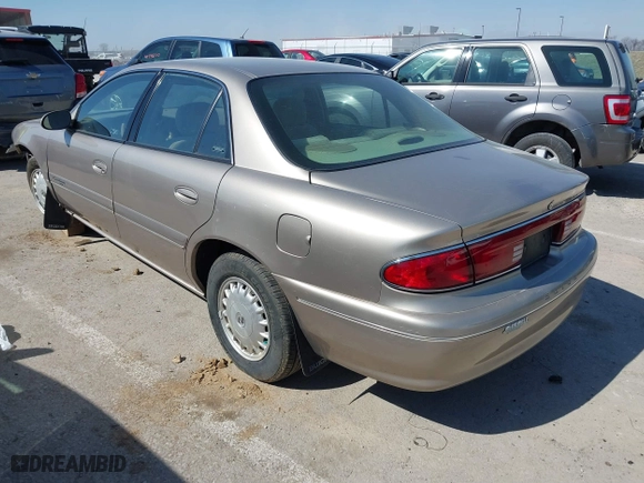 1998 Buick Century Custom with VIN 2G4WS52M1W1519455, listed as a IAAI auction lot 41753177 with 71,280 mi miles. Bid and sale history available at carsss.com. Image 3.