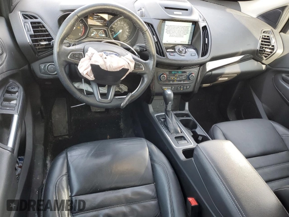 2017 Ford Escape Titanium with VIN 1FMCU9J9XHUA01661, listed as a Copart auction lot 88345395 with 79,865 mi miles and Salvage Title. Bid and sale history available at carsss.com. Image 8.