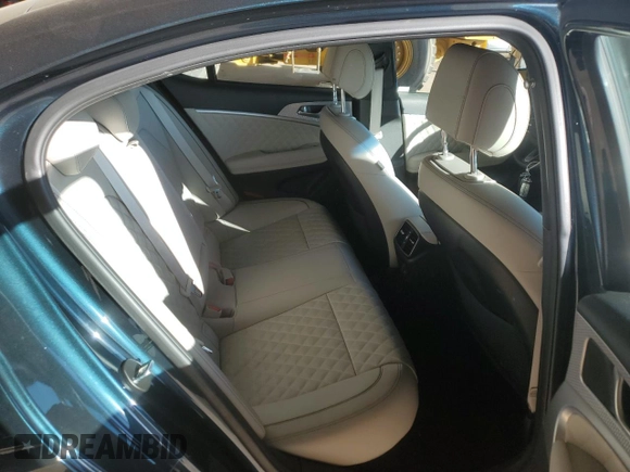 2022 Genesis G70 3.3T with VIN KMTG54TE0NU096602, listed as a Copart auction lot 82014334 with 17,127 mi miles and Salvage Title. Bid and sale history available at carsss.com. Image 10.