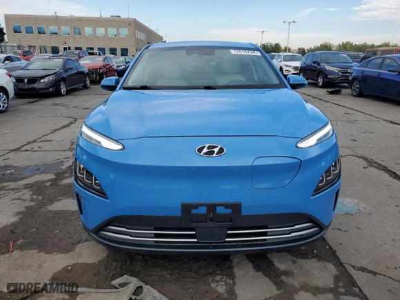2022 Hyundai Kona Electric Limited with VIN KM8K53AG9NU150739, listed as a Copart auction lot 75516734 with 68,055 mi miles and Clean Title. Bid and sale history available at carsss.com. Image 5.