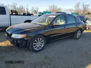 2009 Hyundai Azera Limited with VIN KMHFC46F79A341743, listed as a Copart auction lot 83299354 with 98,779 mi miles and Salvage Title. Bid and sale history available at DreamBid. Image 1.