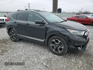 2017 Honda CR-V Touring with VIN 5J6RW1H96HL005304, listed as a Copart auction lot 46551855 with 93,988 mi miles and Salvage Title. Bid and sale history available at carsss.com. Image 4.