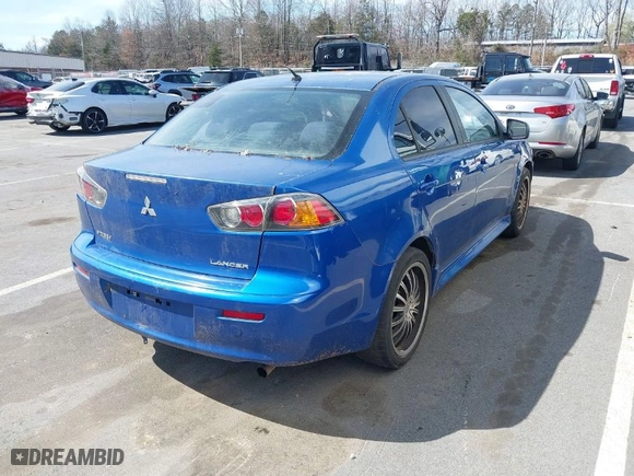 2012 Mitsubishi Lancer ES with VIN JA32U2FU6CU025645, listed as a IAAI auction lot 41809265 with 267357 miles. Bid and sale history available at carsss.com. Image 4.
