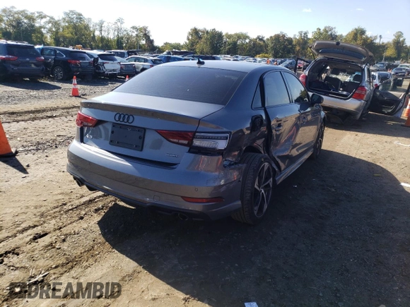 2020 Audi A3 Sedan S line Premium with VIN WAUBEGFF3LA102354, listed as a Copart auction lot 63534162 with 14,244 mi miles. Bid and sale history available at carsss.com. Image 4.
