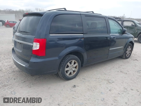 2013 Chrysler Town & Country Touring with VIN 2C4RC1BG4DR595154, listed as a IAAI auction lot 42077785 with 169,474 mi miles. Bid and sale history available at carsss.com. Image 4.