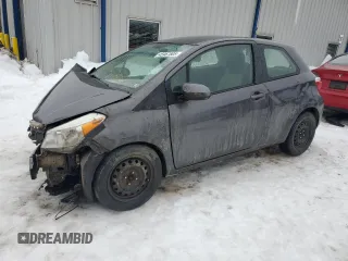 2012 Toyota Yaris L with VIN JTDJTUD36CD502919, listed as a Copart auction lot 45967805 with 233,821 mi miles and Salvage Title. Bid and sale history available at carsss.com. Image 1.