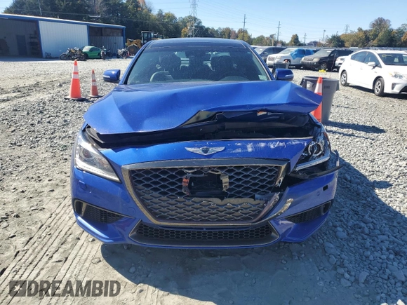2020 Genesis G80 3.8L with VIN KMTFN4JE4LU329537, listed as a Copart auction lot 76778194 with 30,346 mi miles and Salvage Title. Bid and sale history available at carsss.com. Image 5.