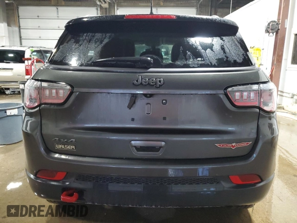 2020 Jeep Compass Trailhawk with VIN 3C4NJDDB3LT112028, listed as a Copart auction lot 45790115 with 86,703 mi miles and Salvage Title. Bid and sale history available at carsss.com. Image 6.