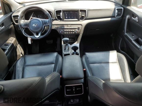 2017 Kia Sportage EX with VIN KNDPNCAC7H7267598, listed as a Copart auction lot 59286135 with 80,416 mi miles and Salvage title. Bid and sale history available at DreamBid. Image 8.