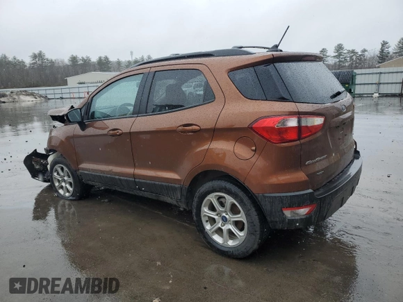 2020 Ford EcoSport SE z VIN MAJ6S3GL3LC389036, wystawiony jako Copart lot #52406165 z przebiegiem Nie podano mil oraz Szkody całkowita. Historia ofert i sprzedaży dostępna na DreamBid. Obrazek 2.