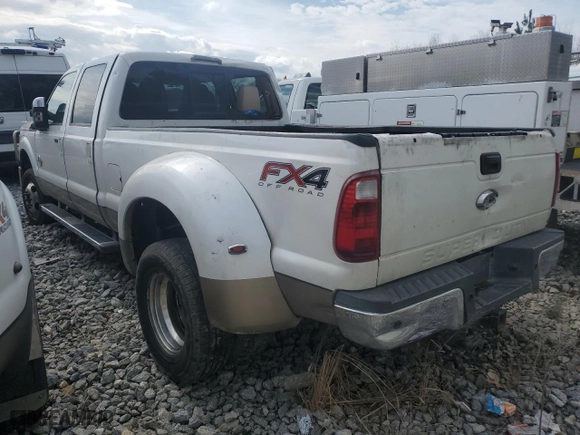 2014 Ford Super Duty F-350 DRW XLT with VIN 1FT8W3DT1EEB06393, listed as a Copart auction lot 43058935 with 544,502 mi miles and Salvage Title. Bid and sale history available at carsss.com. Image 2.