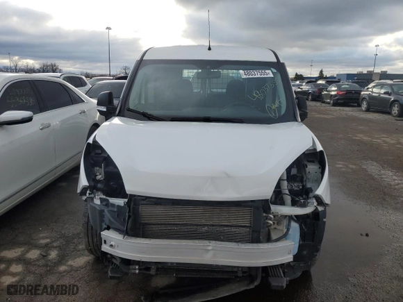 2021 Ram ProMaster City Cargo Van Tradesman with VIN ZFBHRFAB2M6V35882, listed as a Copart auction lot 48037555 with 83,394 mi miles and Clean Title. Bid and sale history available at carsss.com. Image 5.